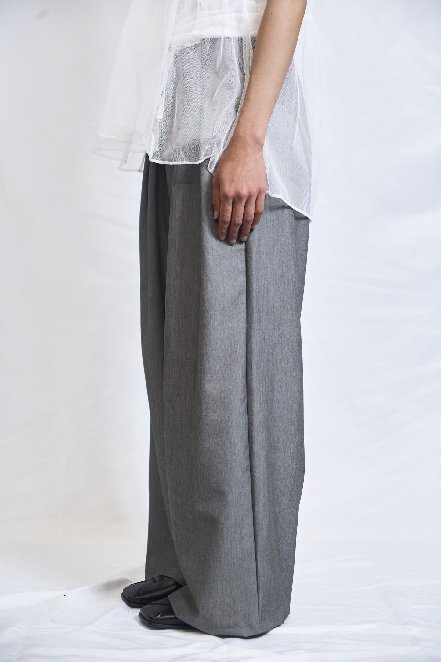 WIDE DRAPE TROUSERS