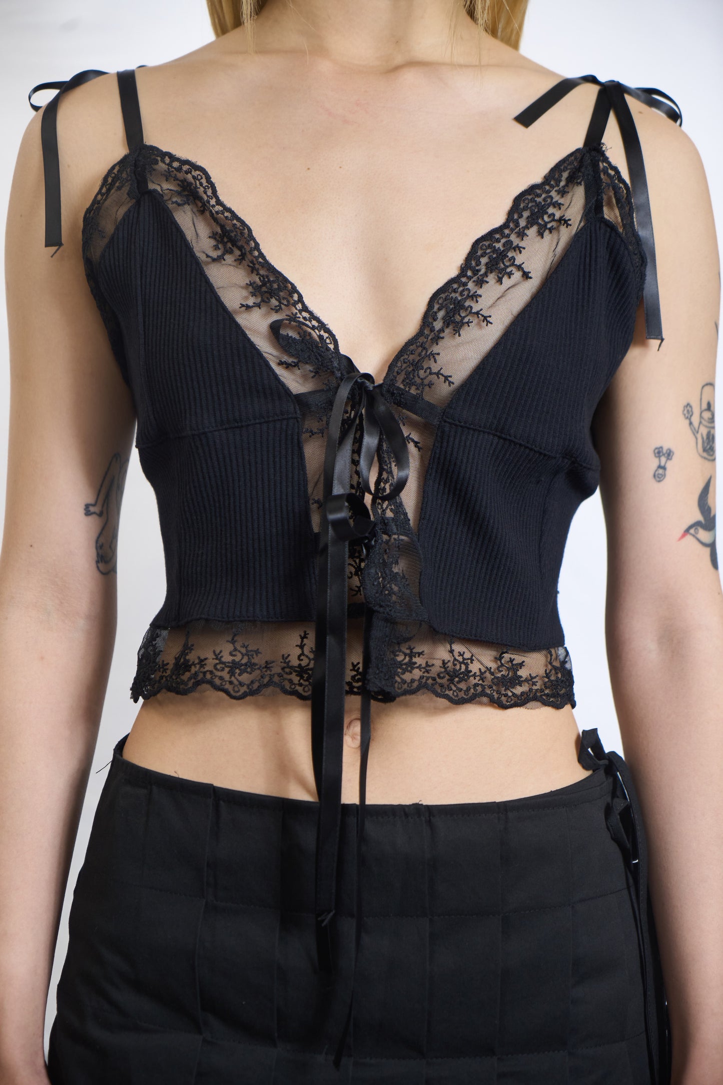 LACE TIE TOP