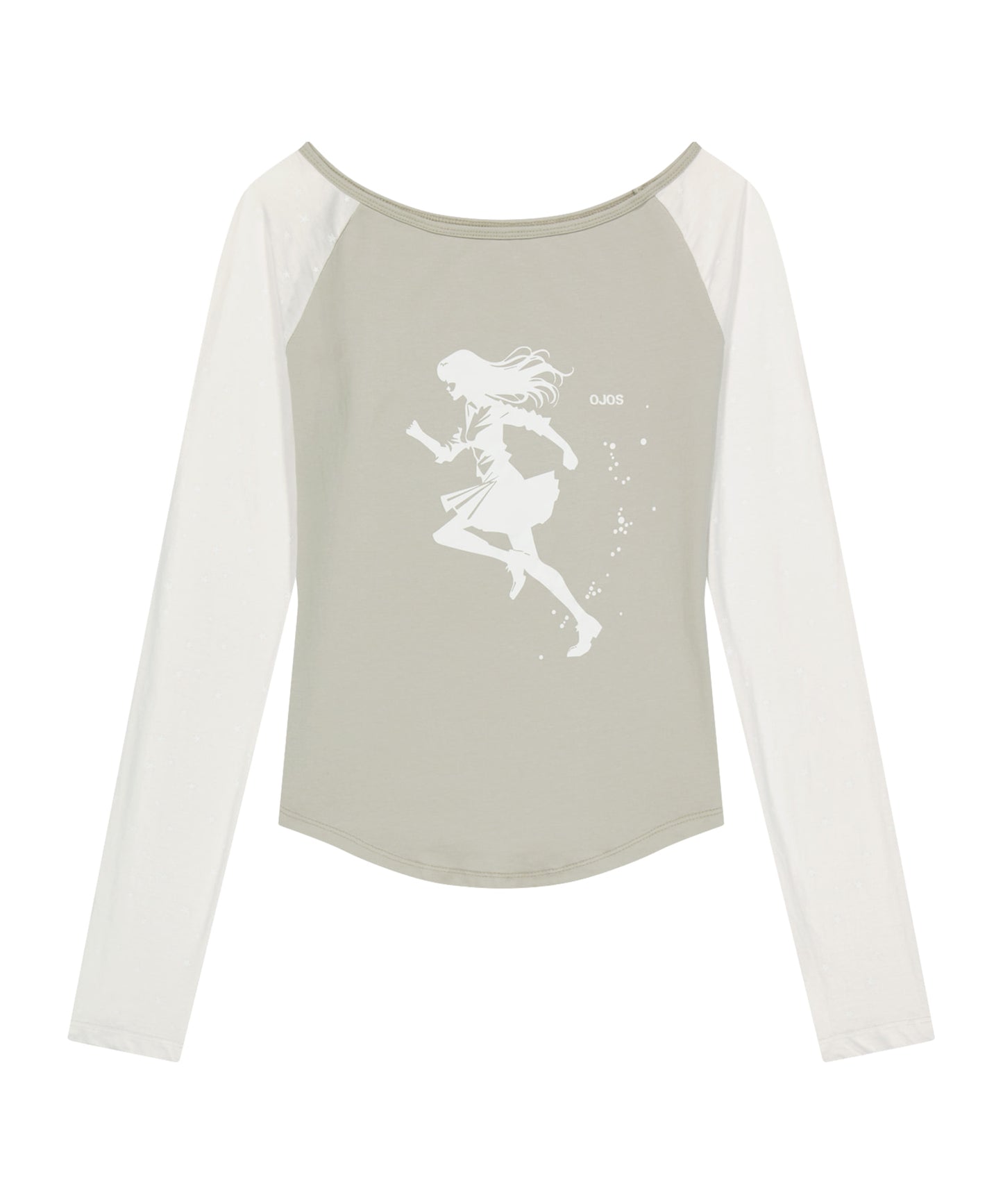 STAR REGLAN LONG SLEEVE - OFF WHITE