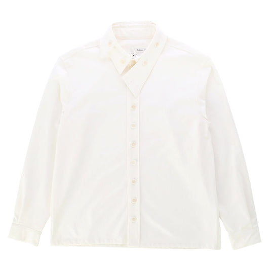 LAYERED COLLARS SHIRTS_VER IMBALANCE(WHITE)