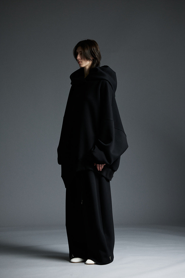 NEOPRENE EXTRA LARGE HOODIE BLACK
