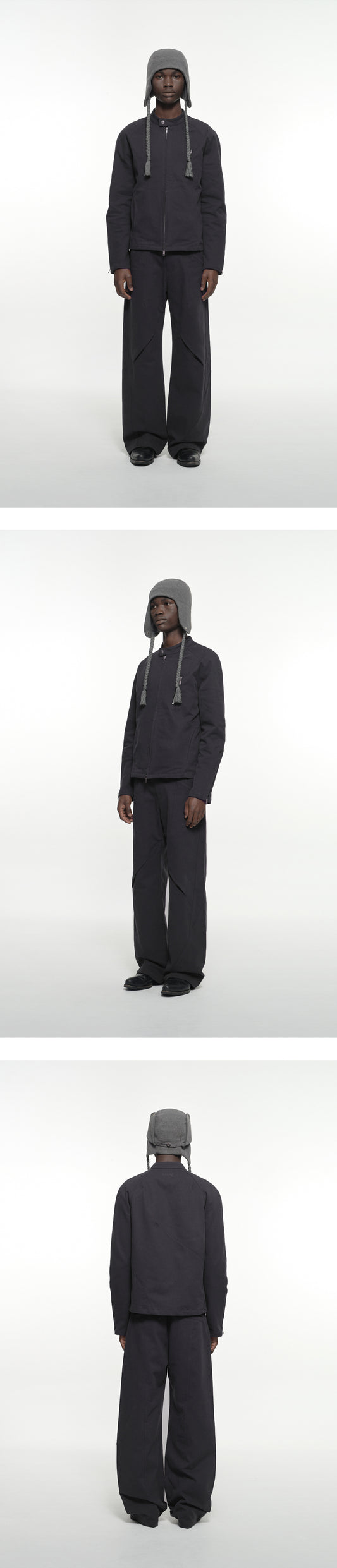 SEAM LINE RIDER JACKET CHARCOAL