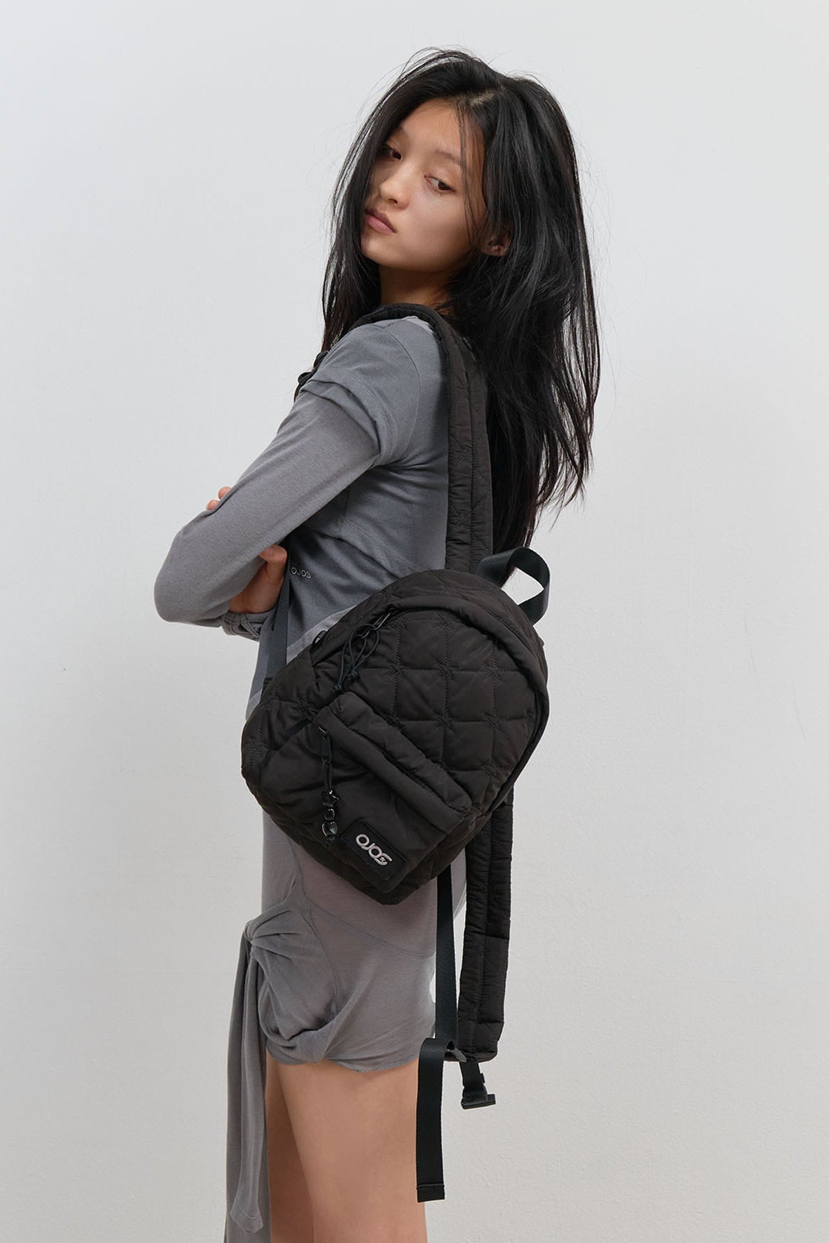 STARQUILT PADDED BACKPACK S - BLACK
