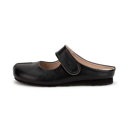 HARUI BLACK MARY JANE TABI FLATS