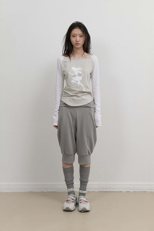 STAR REGLAN LONG SLEEVE - OFF WHITE