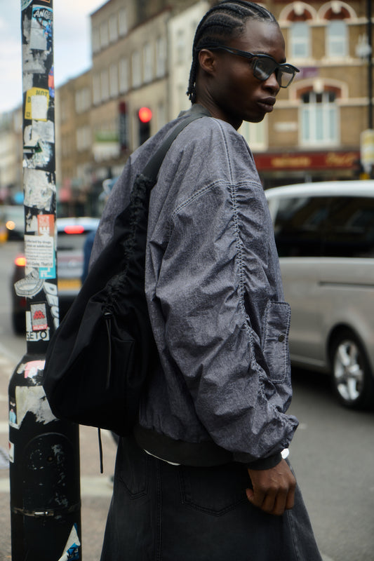 DRAWSTRING CROSSBODY BAG