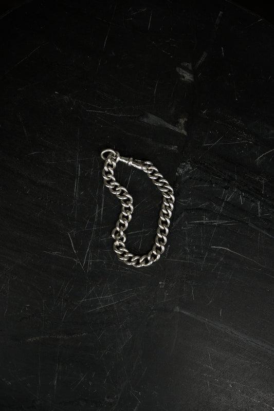 ALBERT CLASP CHAIN BRACELET — STERLING SILVER 925 (26G)
