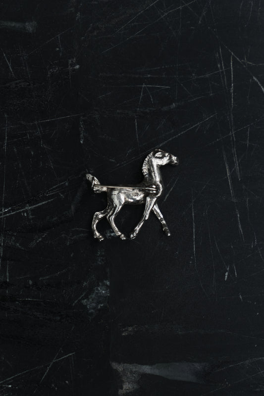 HORSE PIN — STERLING SILVER 925 (8G)