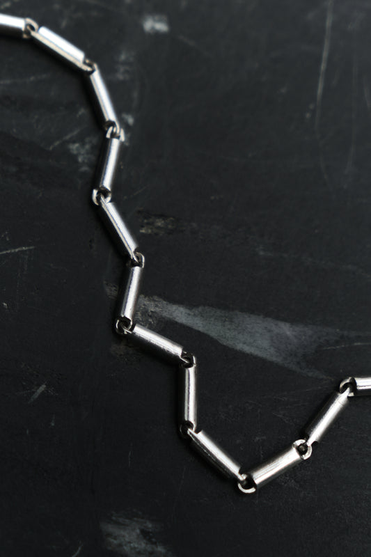 BARREL LINK CHAIN — STERLING SILVER 925 (22G)