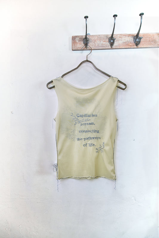 HAND-EMBROIDERED CITYSCAPE TANK
