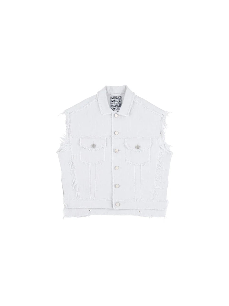 DENIM LOGO VEST