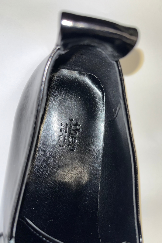 LONDON LOAFER HEEL BLACK