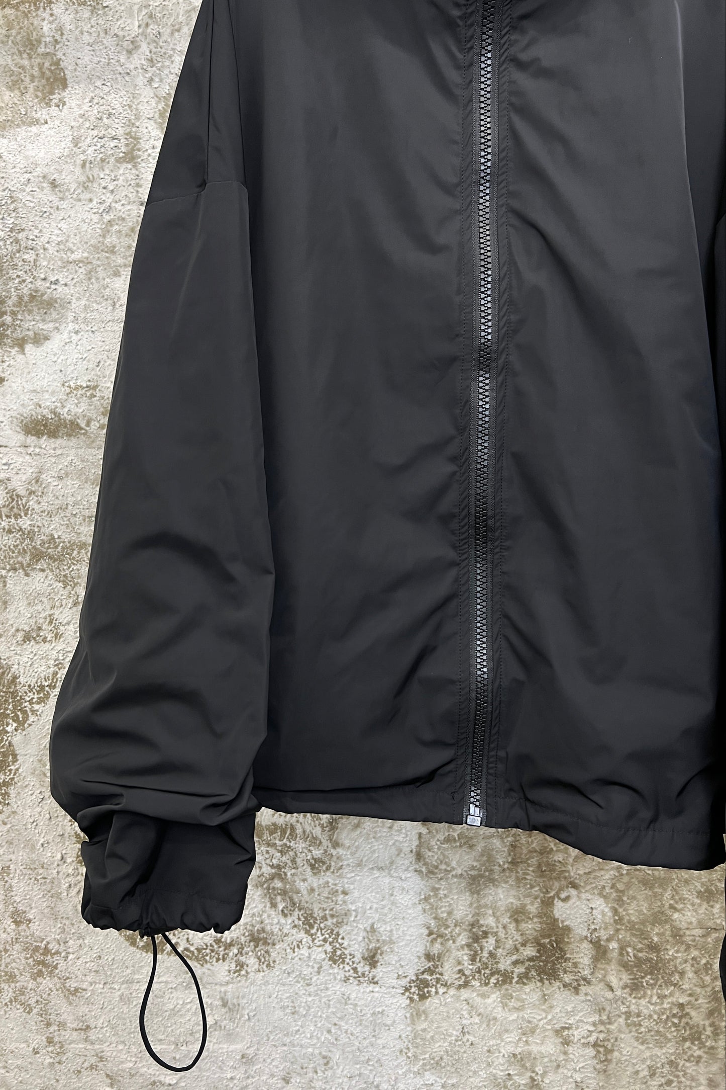 TECH ZIP-UP HOODIE JACKET BLACK