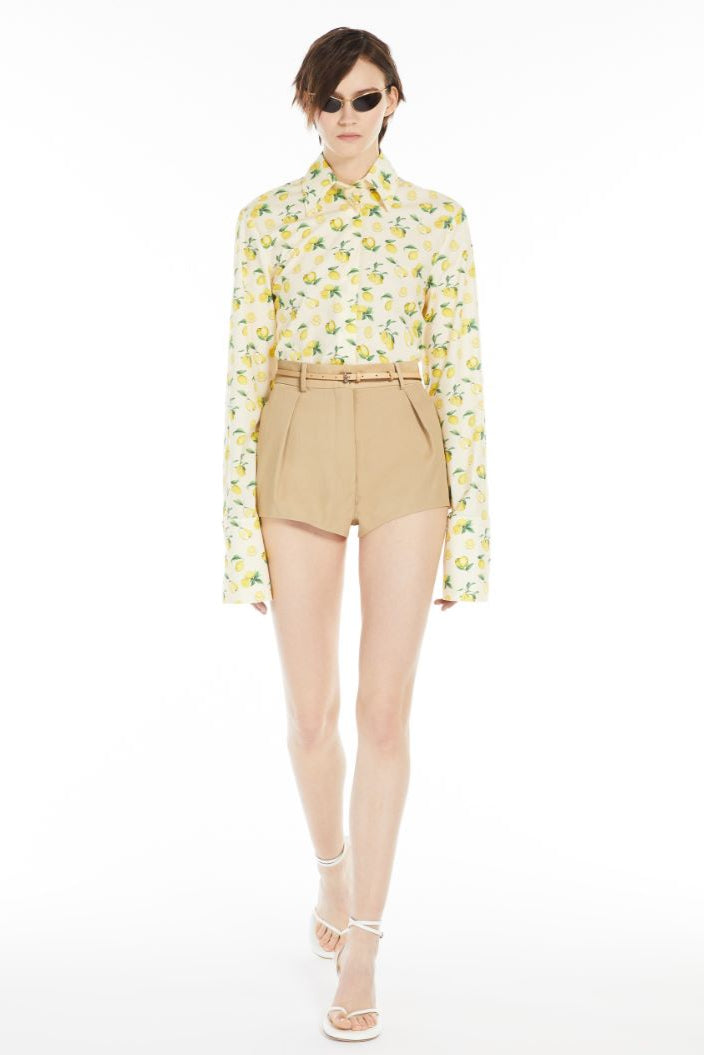 SPORTMAX VISCOSE-BLEND SHORTS