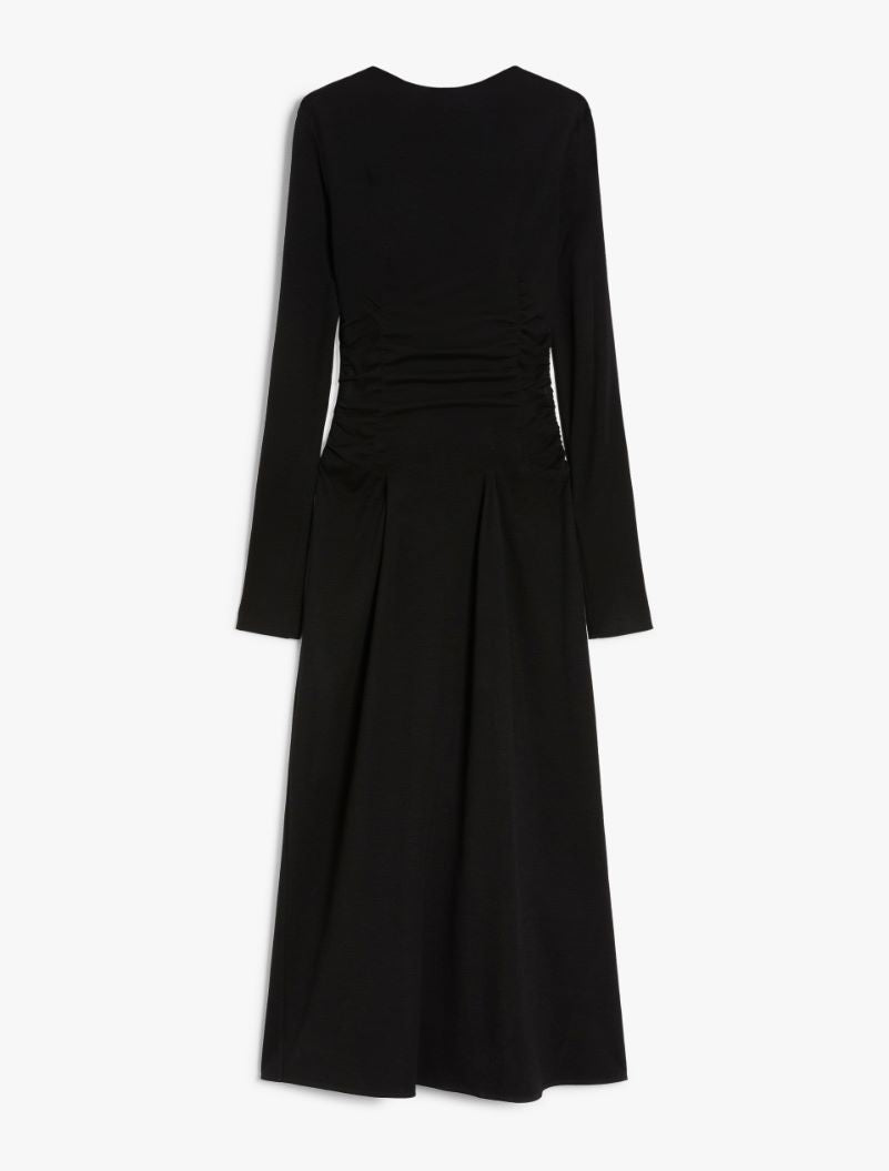 SPORTMAX GATHERED JERSEY DRESS