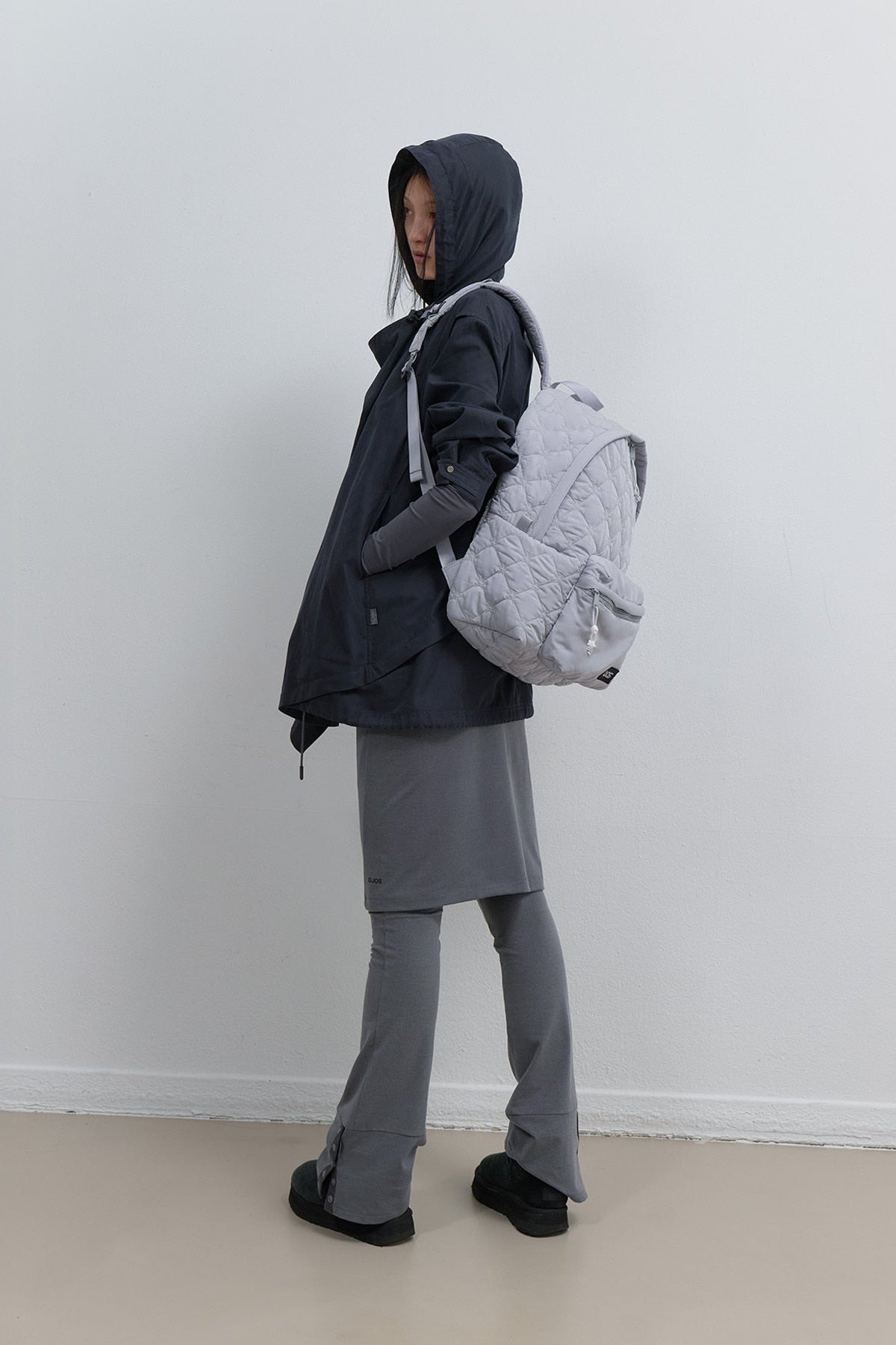 STARQUILT PADDED BACKPACK XL - GREY