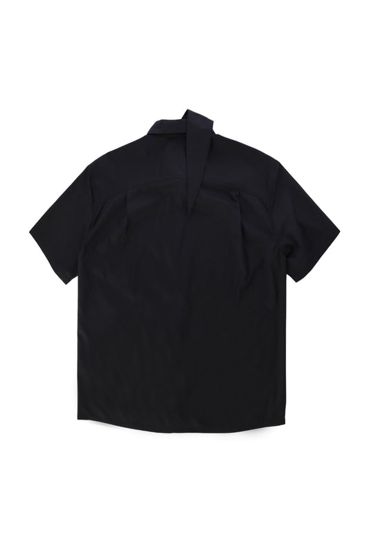 TAIL COLLAR SHIRT_VER BALANCE(BLACK)