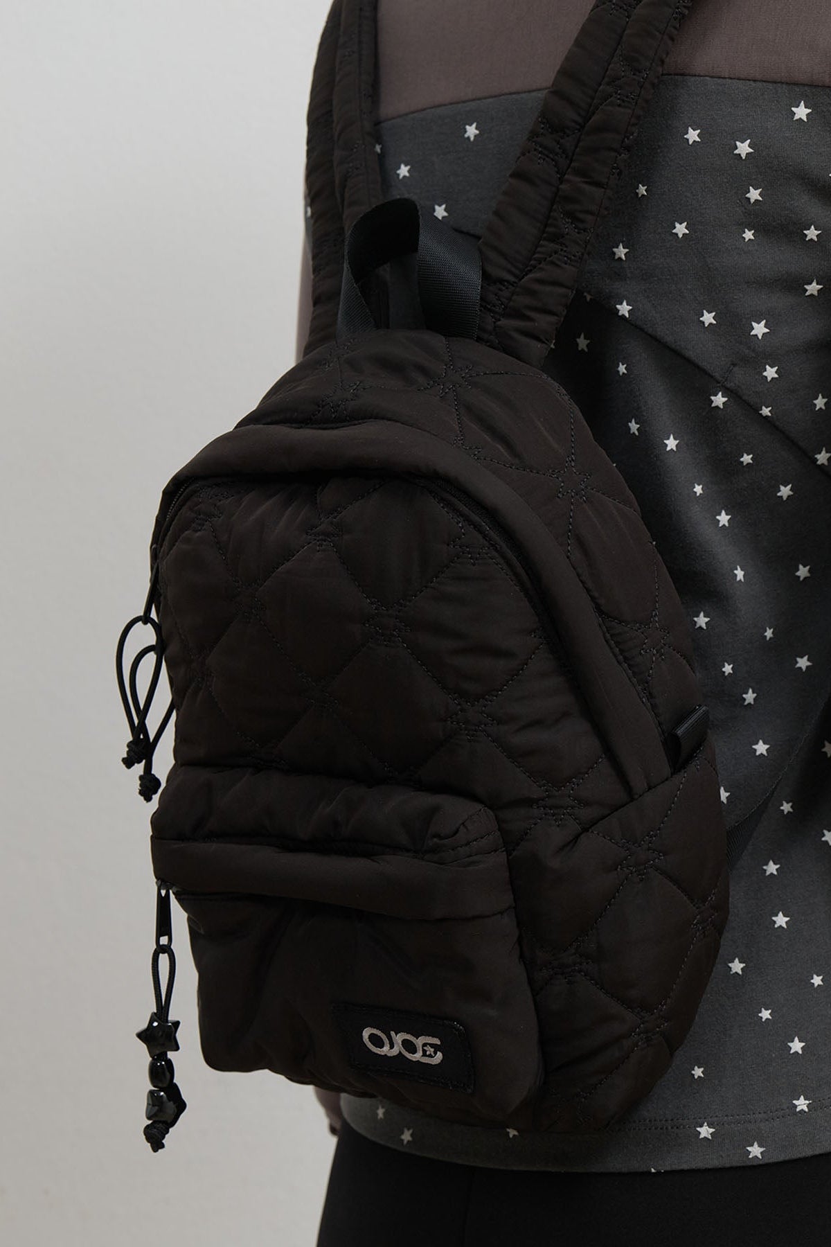 STARQUILT PADDED BACKPACK S - BLACK