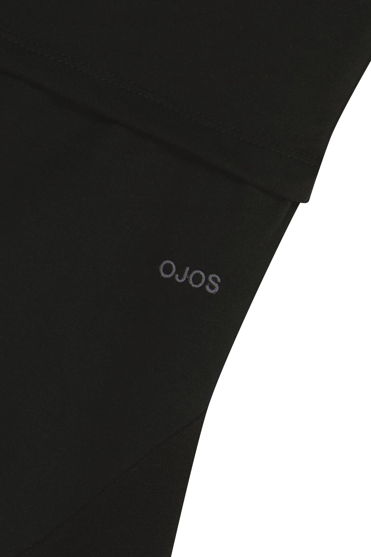 HALTER STRAP LONG SLEEVE - BLACK