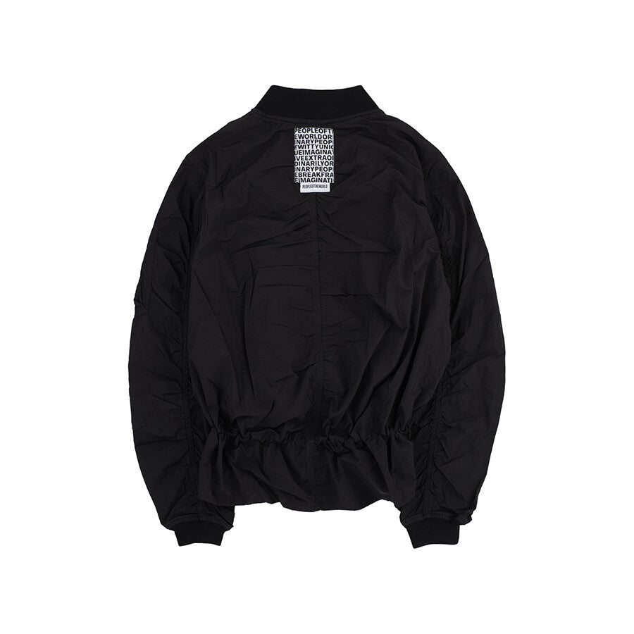 AIR SHIRRING JUMPER BLACK