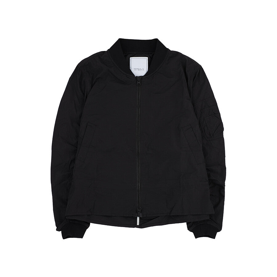 AIR SHIRRING JUMPER BLACK