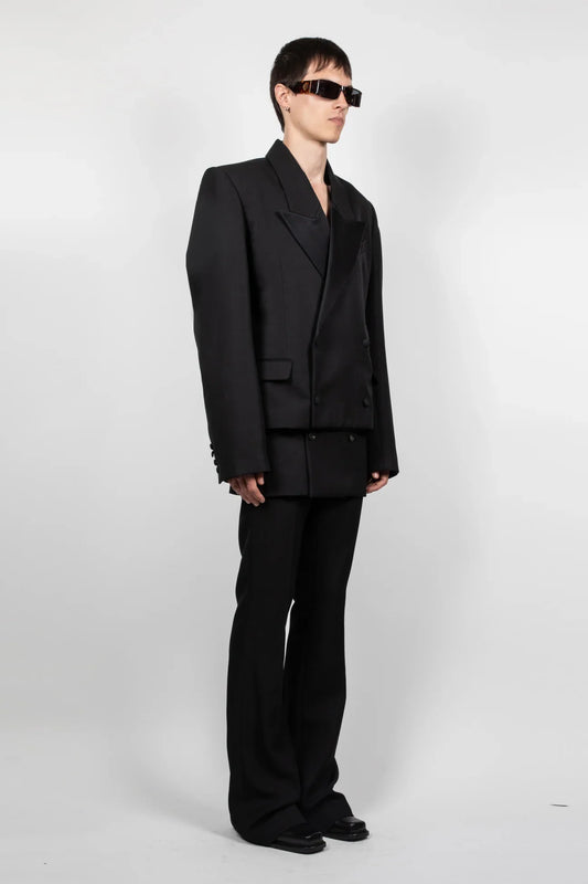 ITALIAN DOUBLE BREASTED BLACK