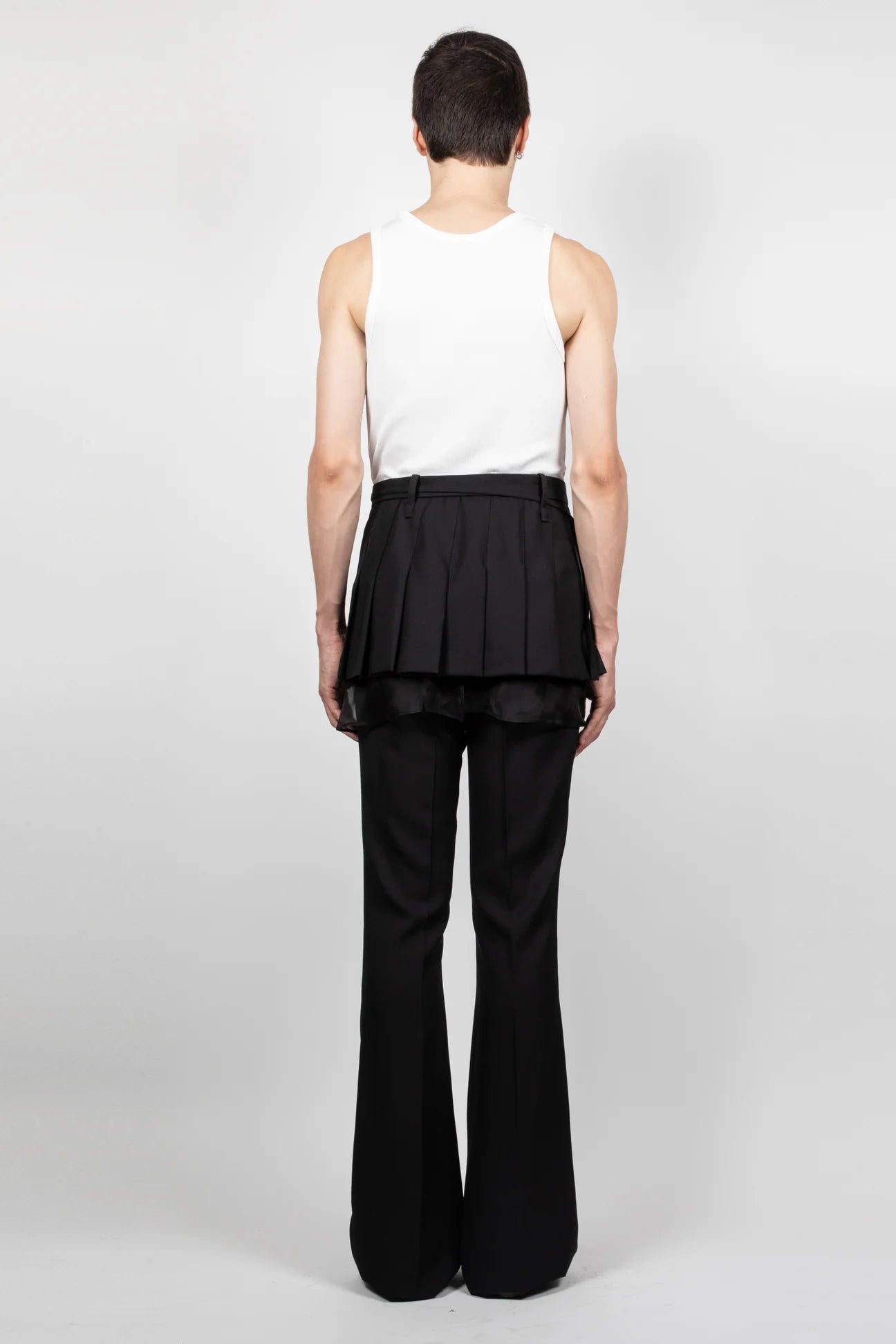 PLEATED SKIRT BLACK