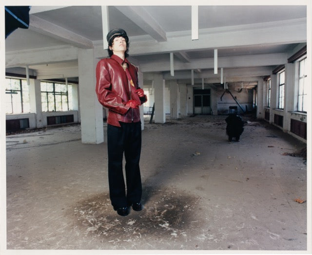 DEEP RED SCIMITAR SLEEVE JACKET