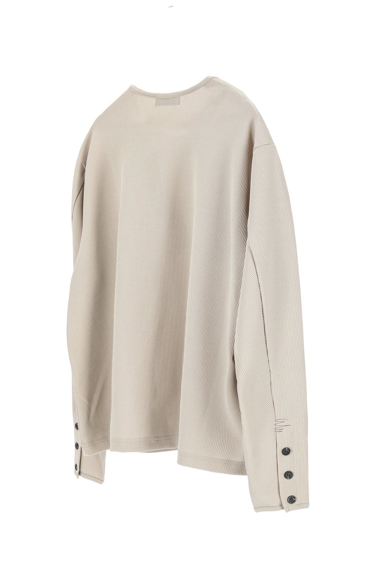CROSSLINE HENLEY  NECK  LONG SLEEVE IVORY