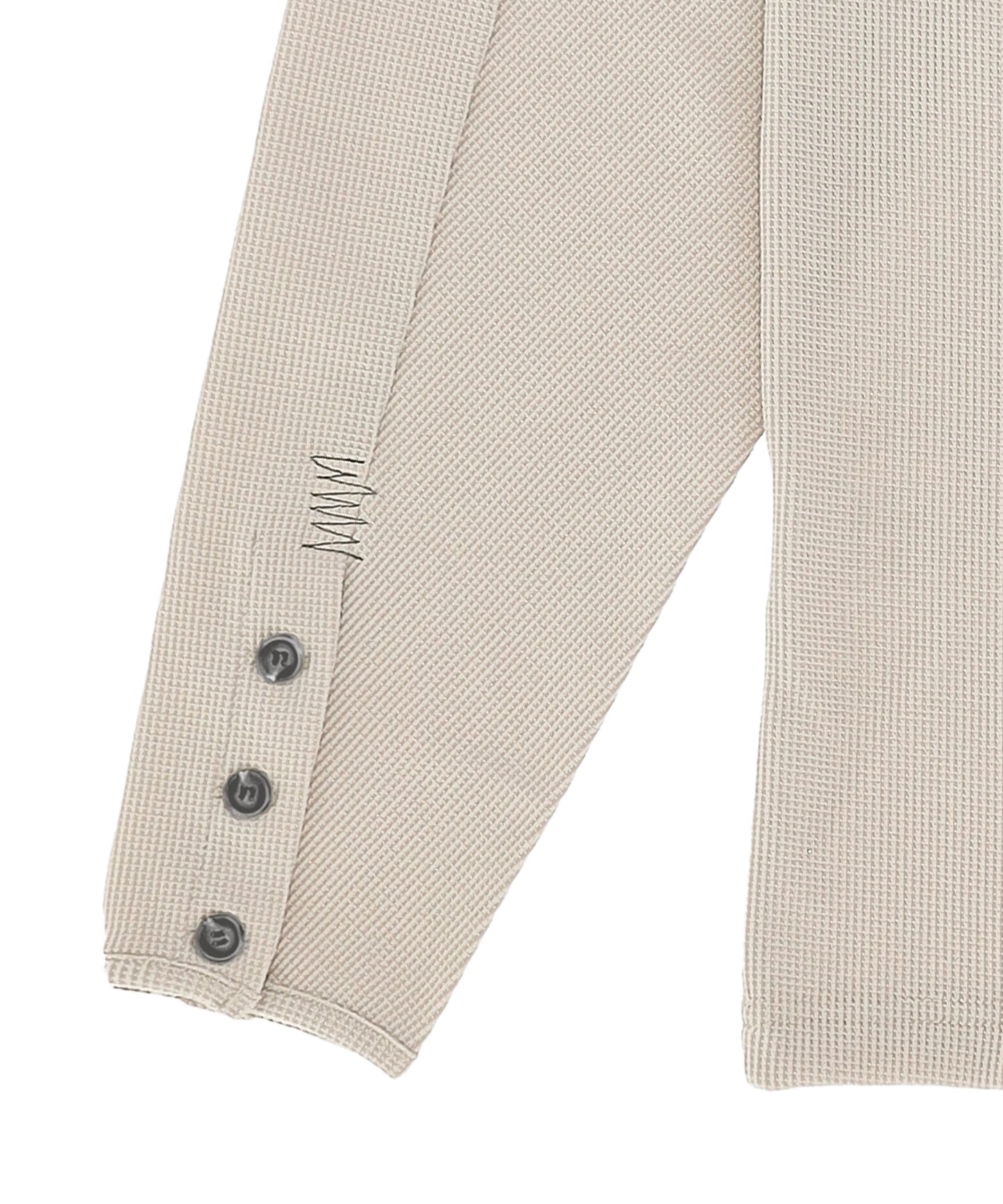 CROSSLINE HENLEY  NECK  LONG SLEEVE IVORY