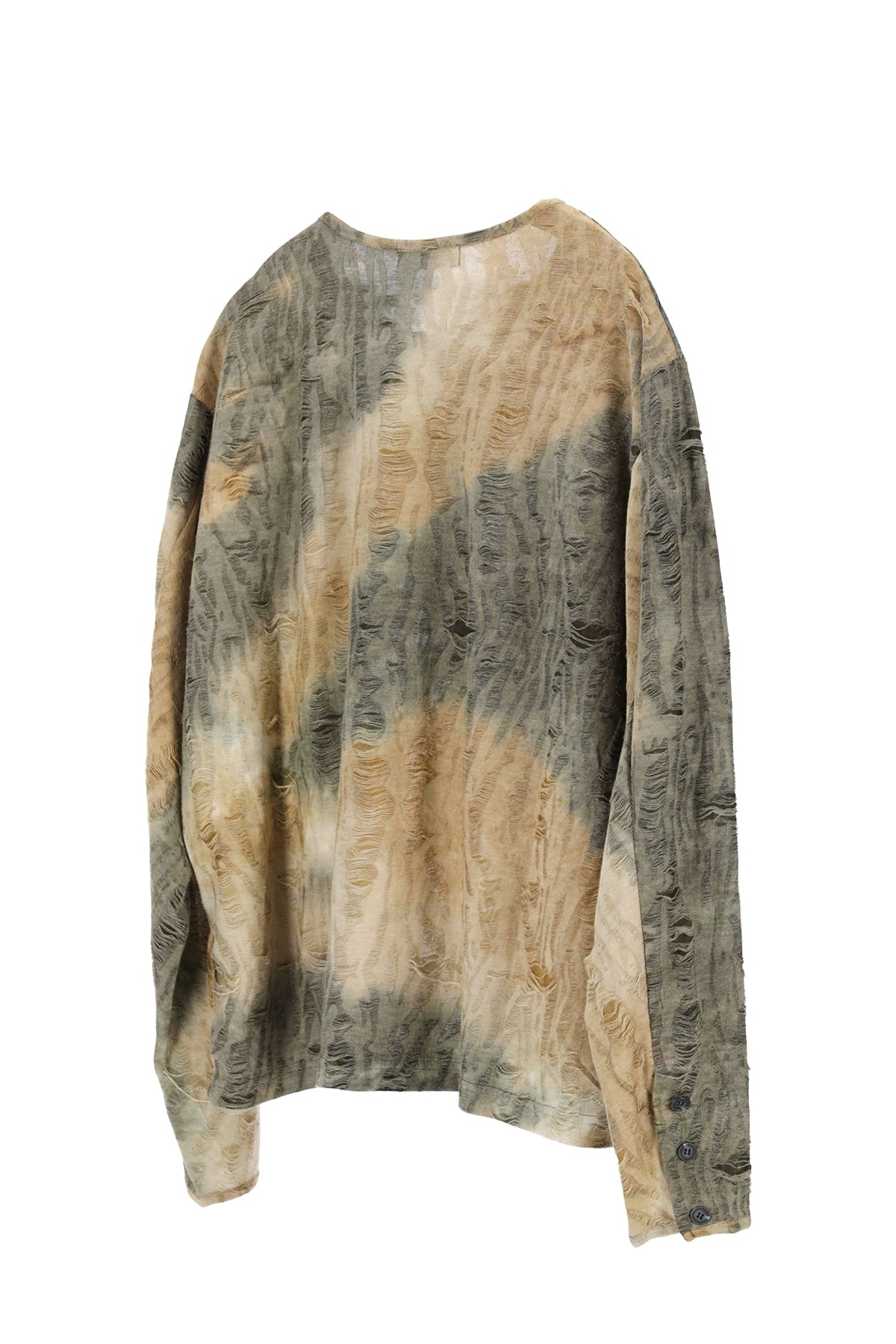 (T) CROSSLINE HENLEY  NECK  LONG SLEEVE KHAKI