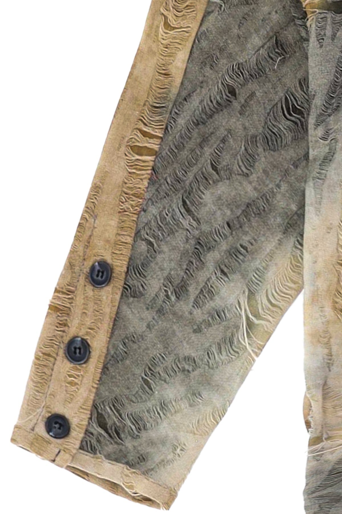 (T) CROSSLINE HENLEY  NECK  LONG SLEEVE KHAKI