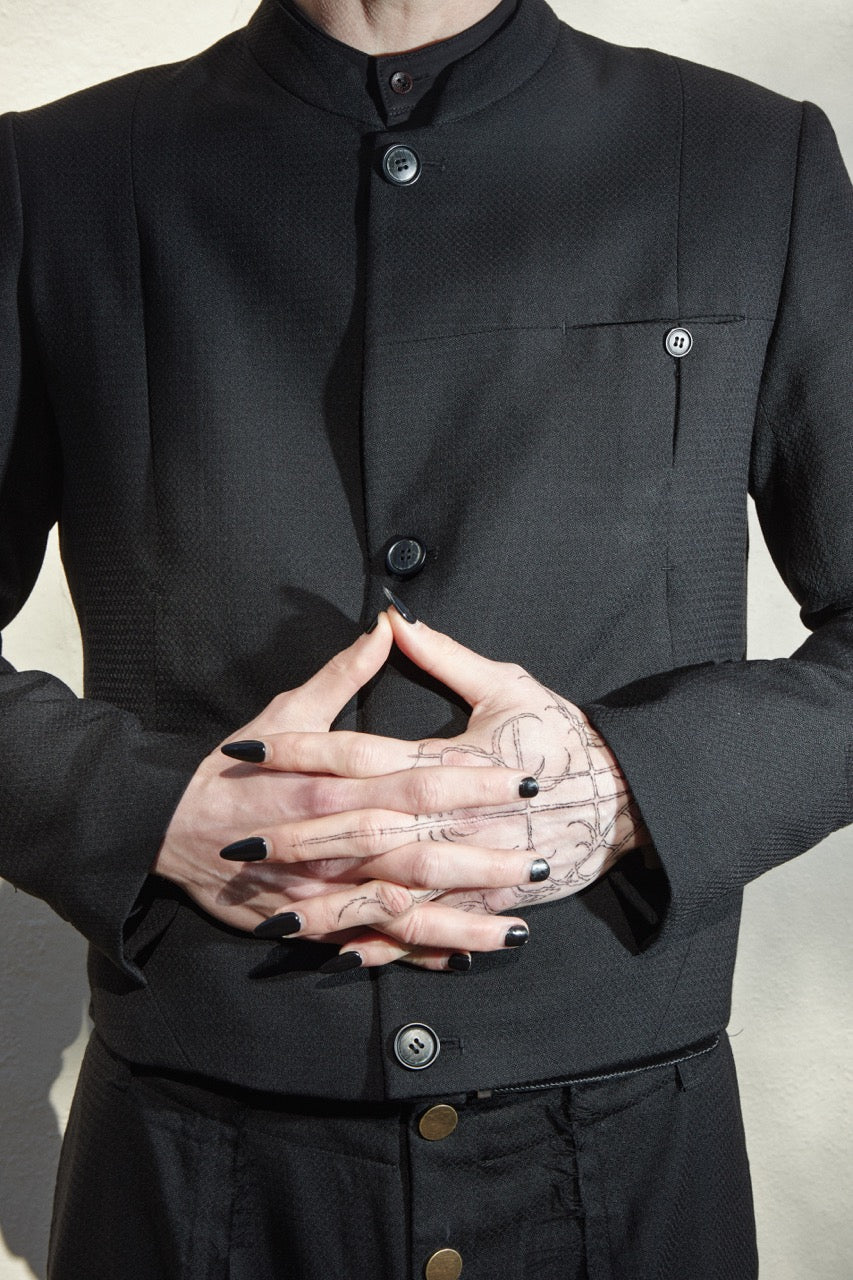 FLAT EDGE TAILORED JACKET