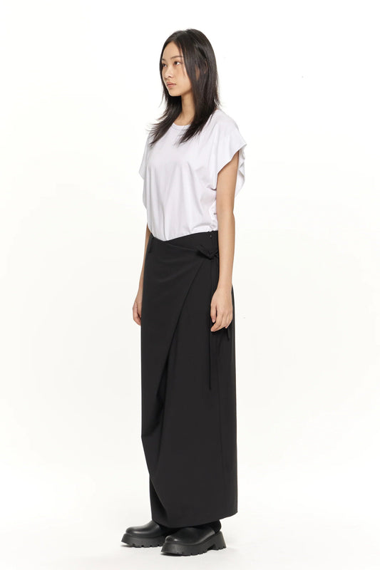 SIDE STRAP MAXI SKIRT