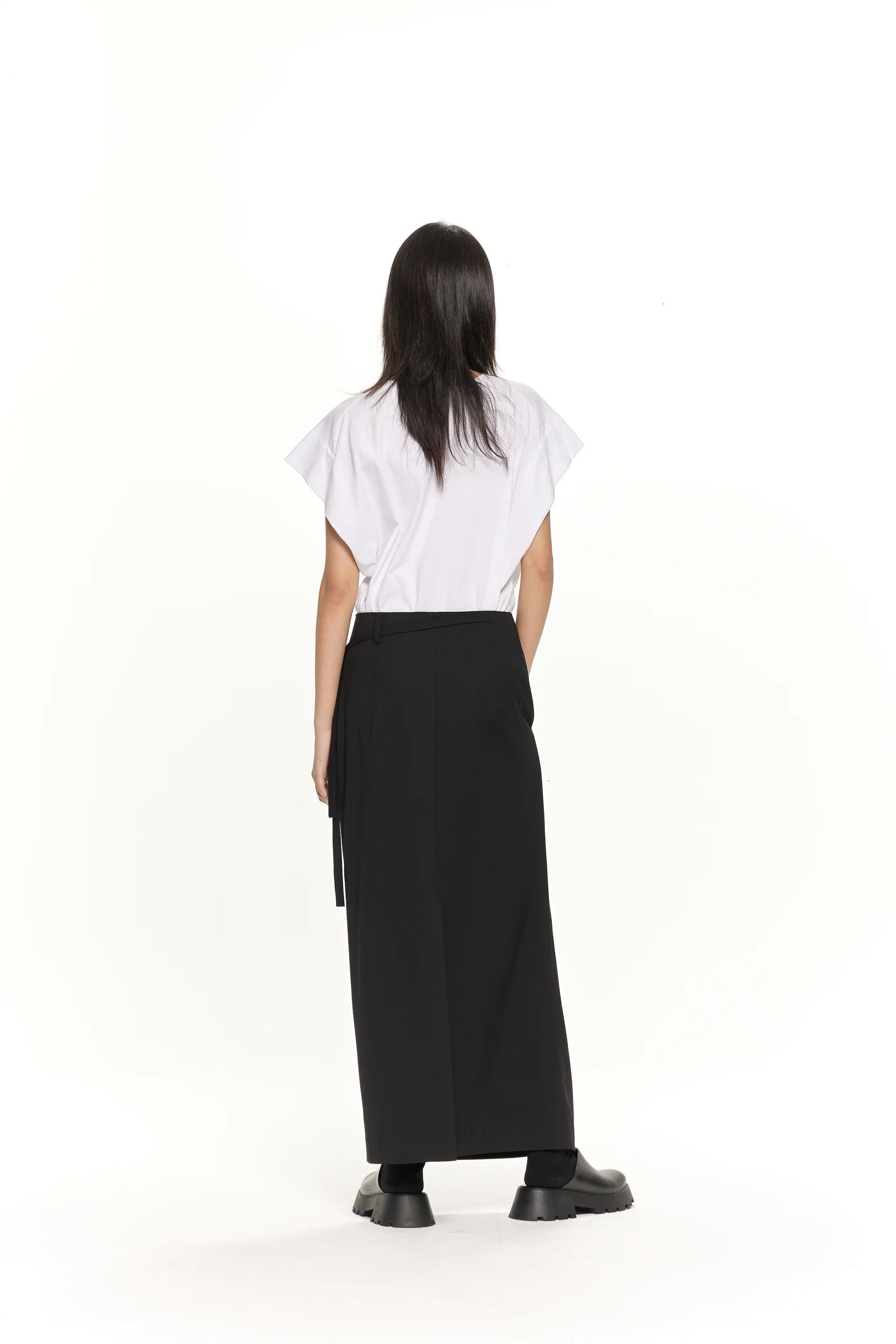 SIDE STRAP MAXI SKIRT