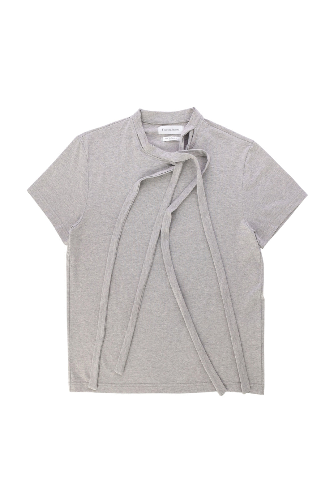 DOUBLE COLLAR T-SHIRT_VER IMBALANCE(GRAY)