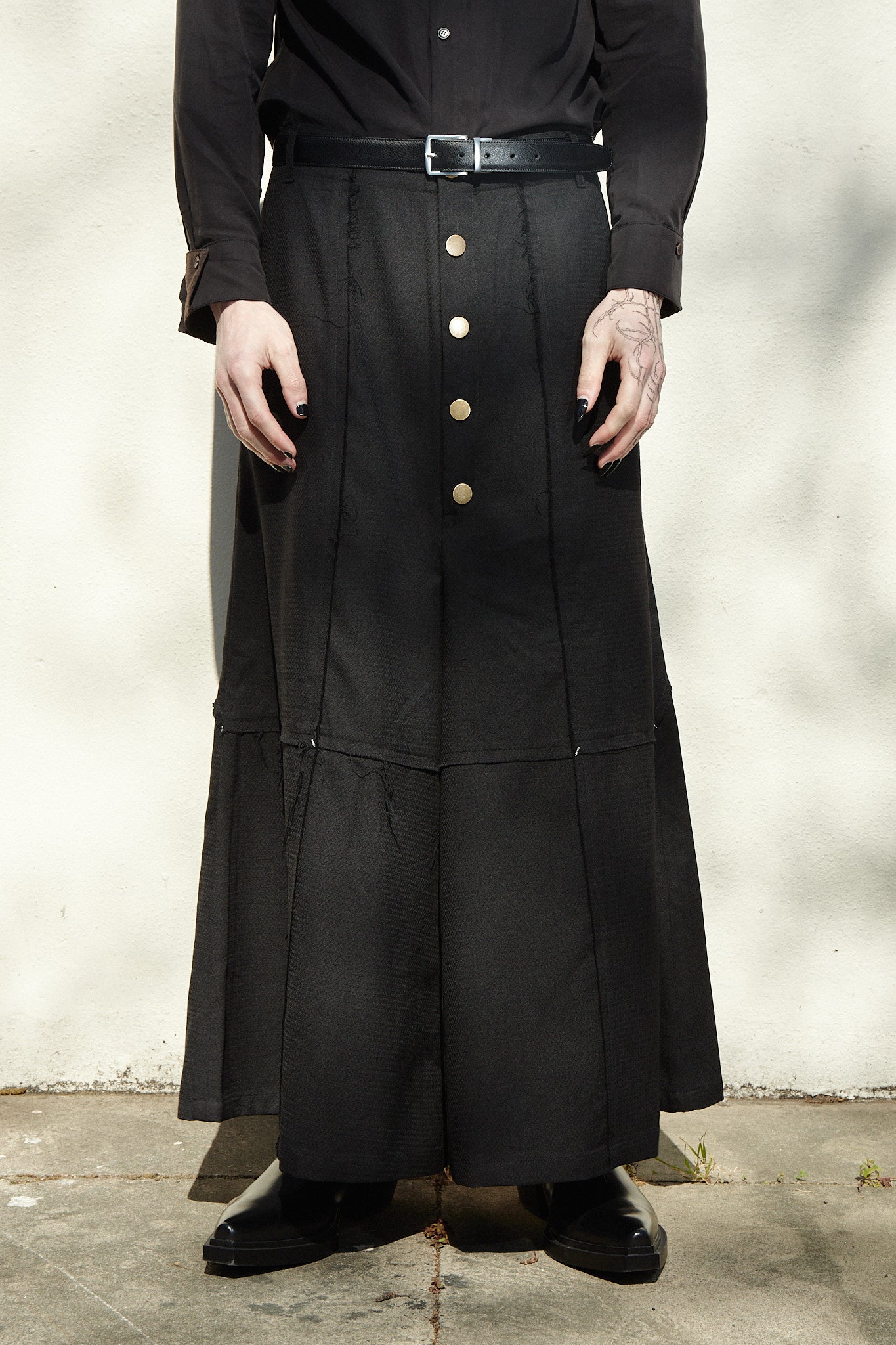 CROSS-SEAMED TROUSERS