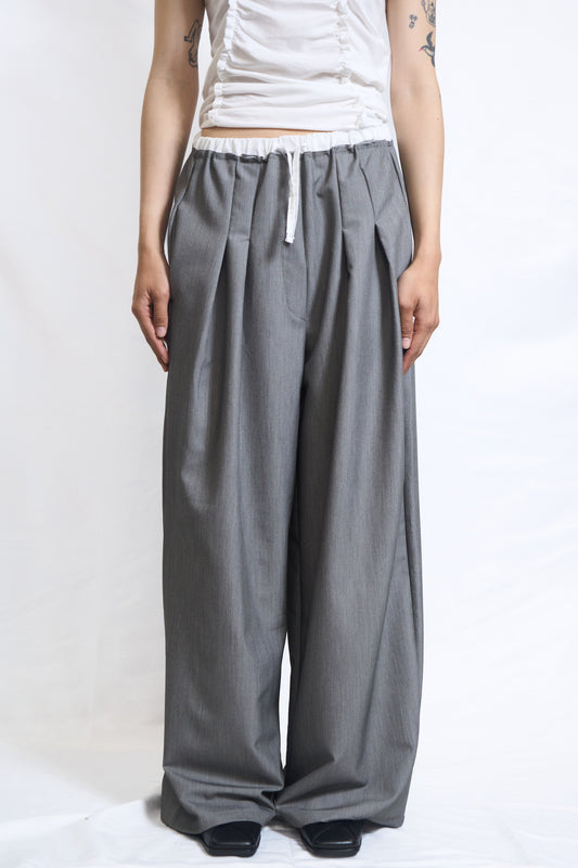 WIDE DRAPE TROUSERS