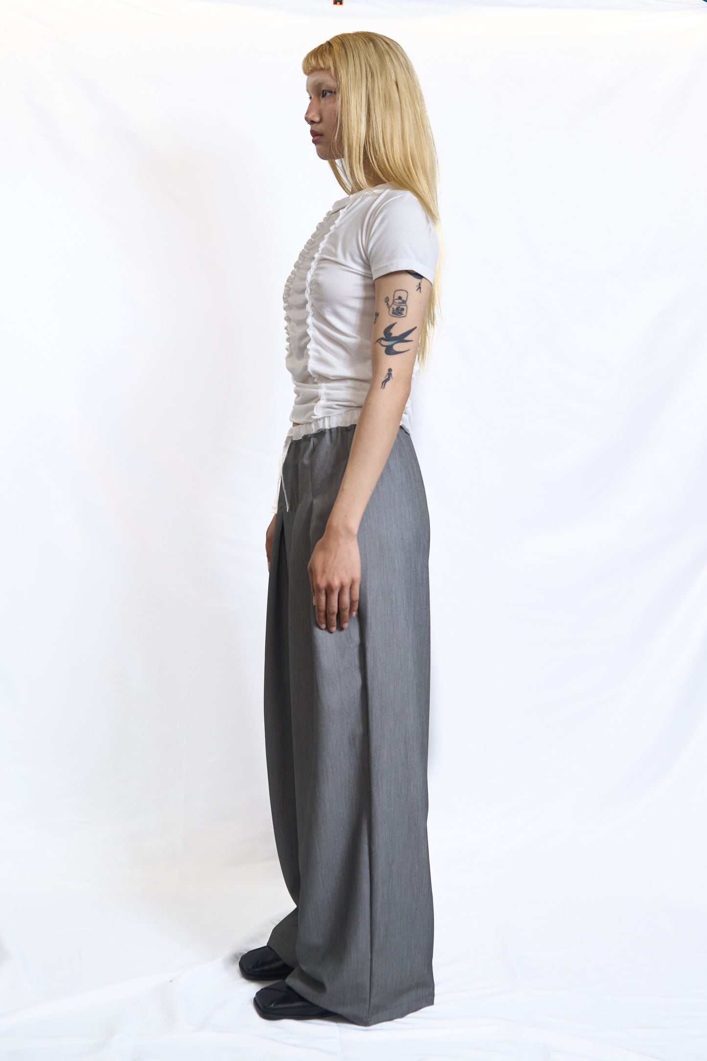 WIDE DRAPE TROUSERS