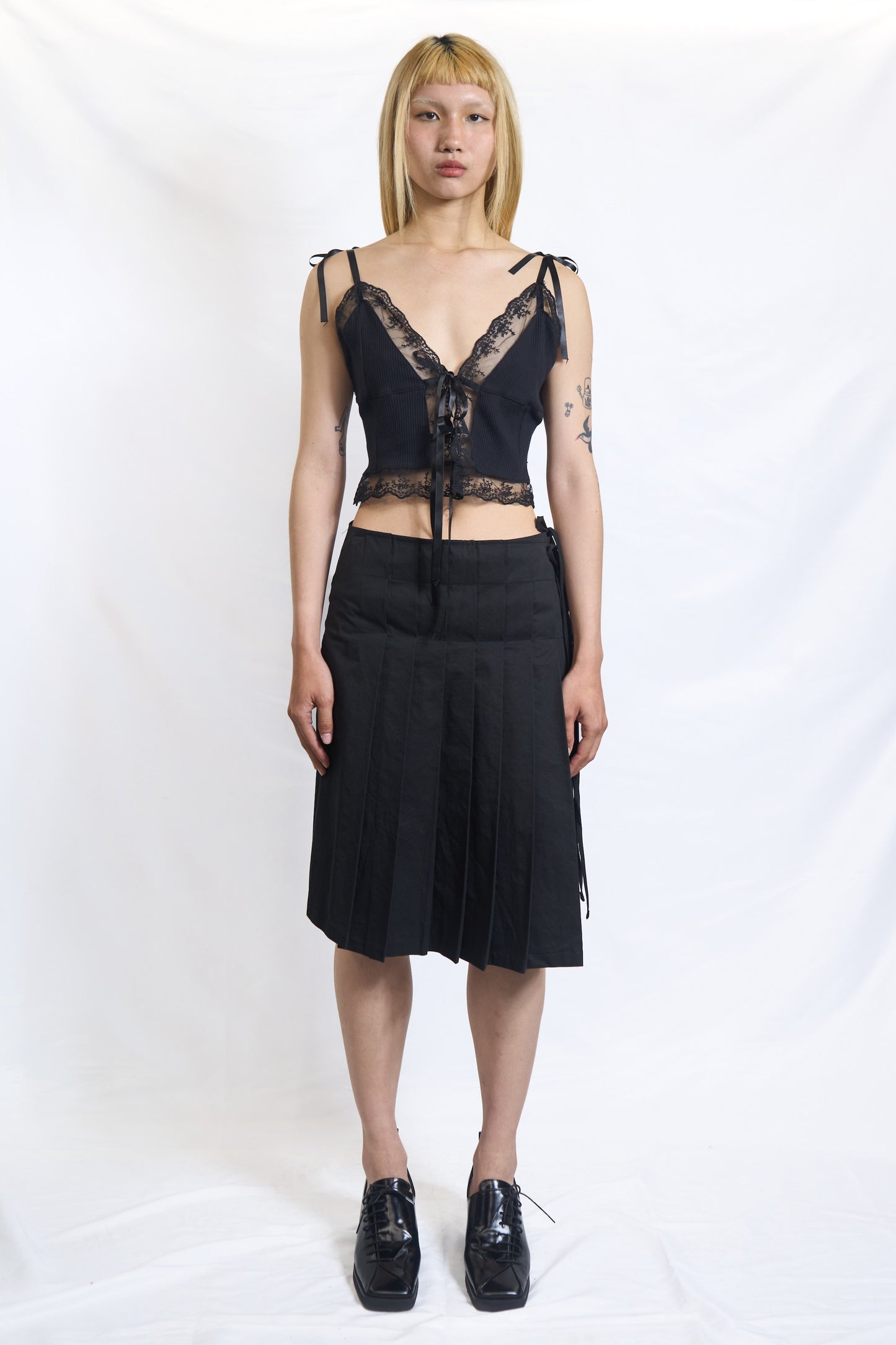 LACE TIE TOP