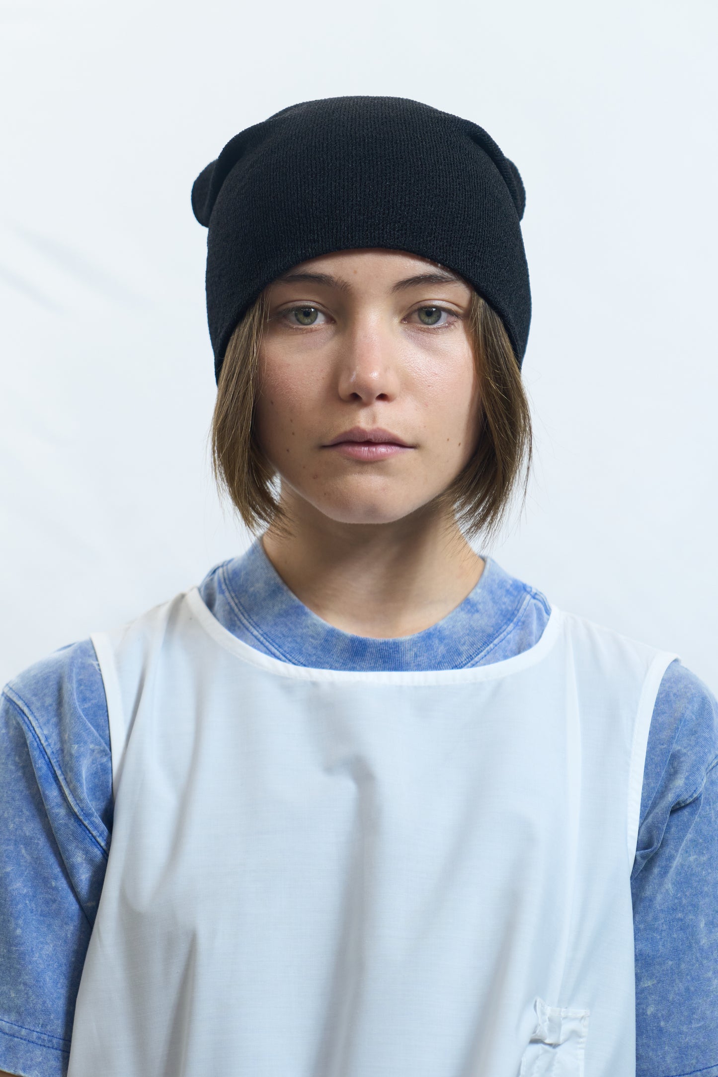 DOUBLE DART BEANIE BLACK