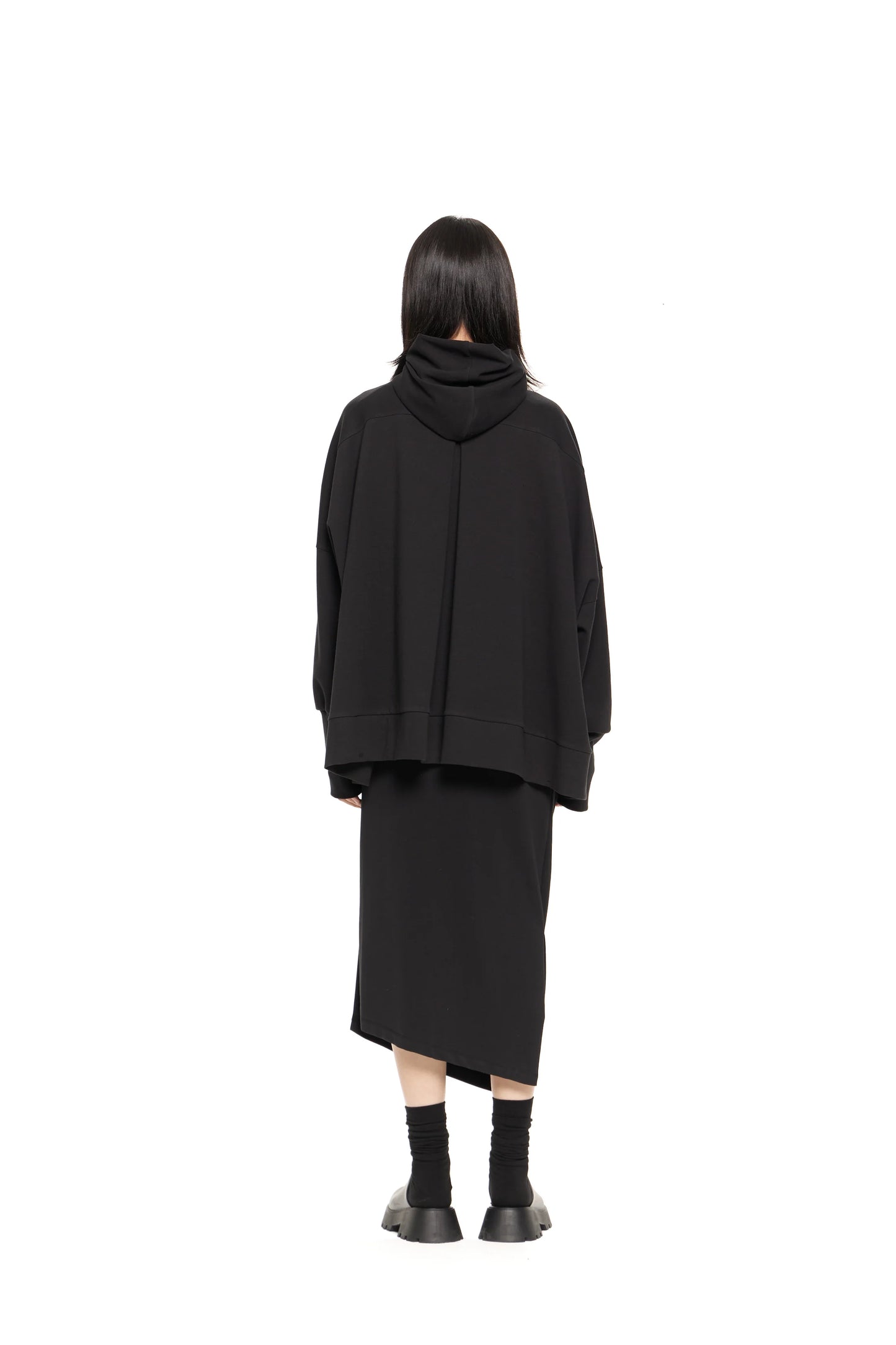 RECYCLED ONE POCKET SKIRT BLACK