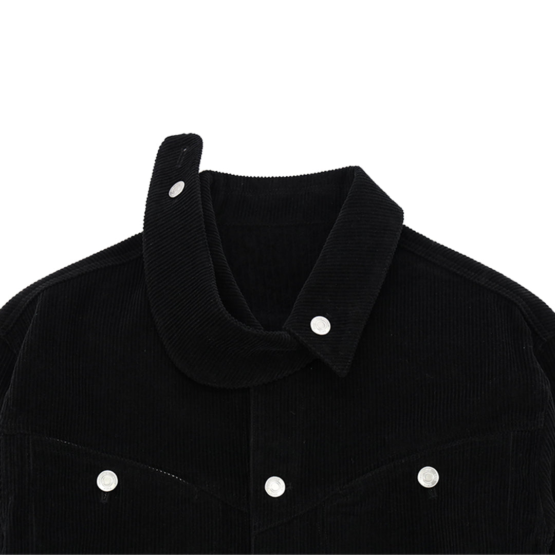 CORDUROY PANEL COLLAR JACKET_VER BALANCE