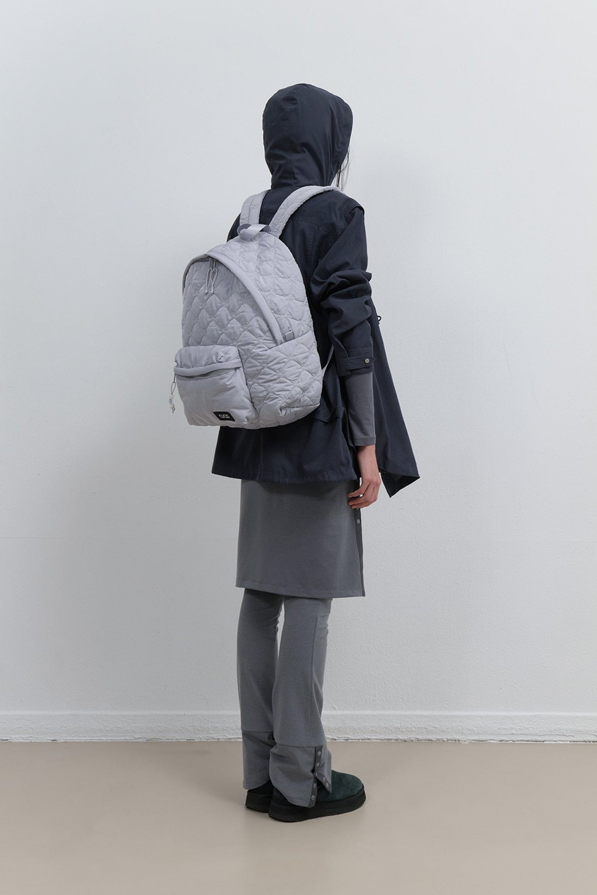 STARQUILT PADDED BACKPACK XL - GREY