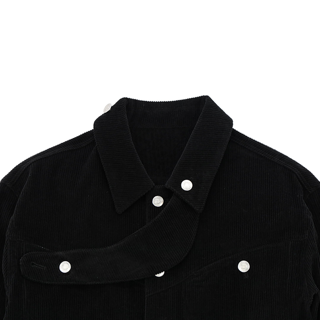 CORDUROY PANEL COLLAR JACKET_VER BALANCE