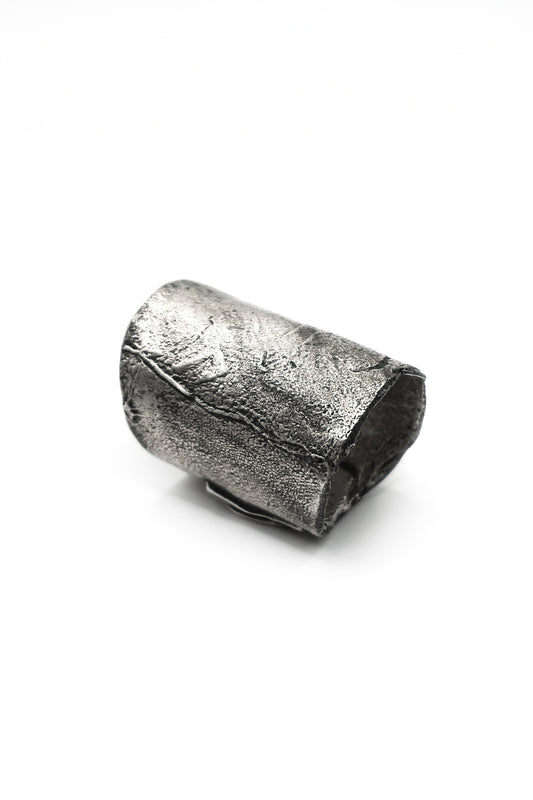 LEATHER WRAP STITCH RING