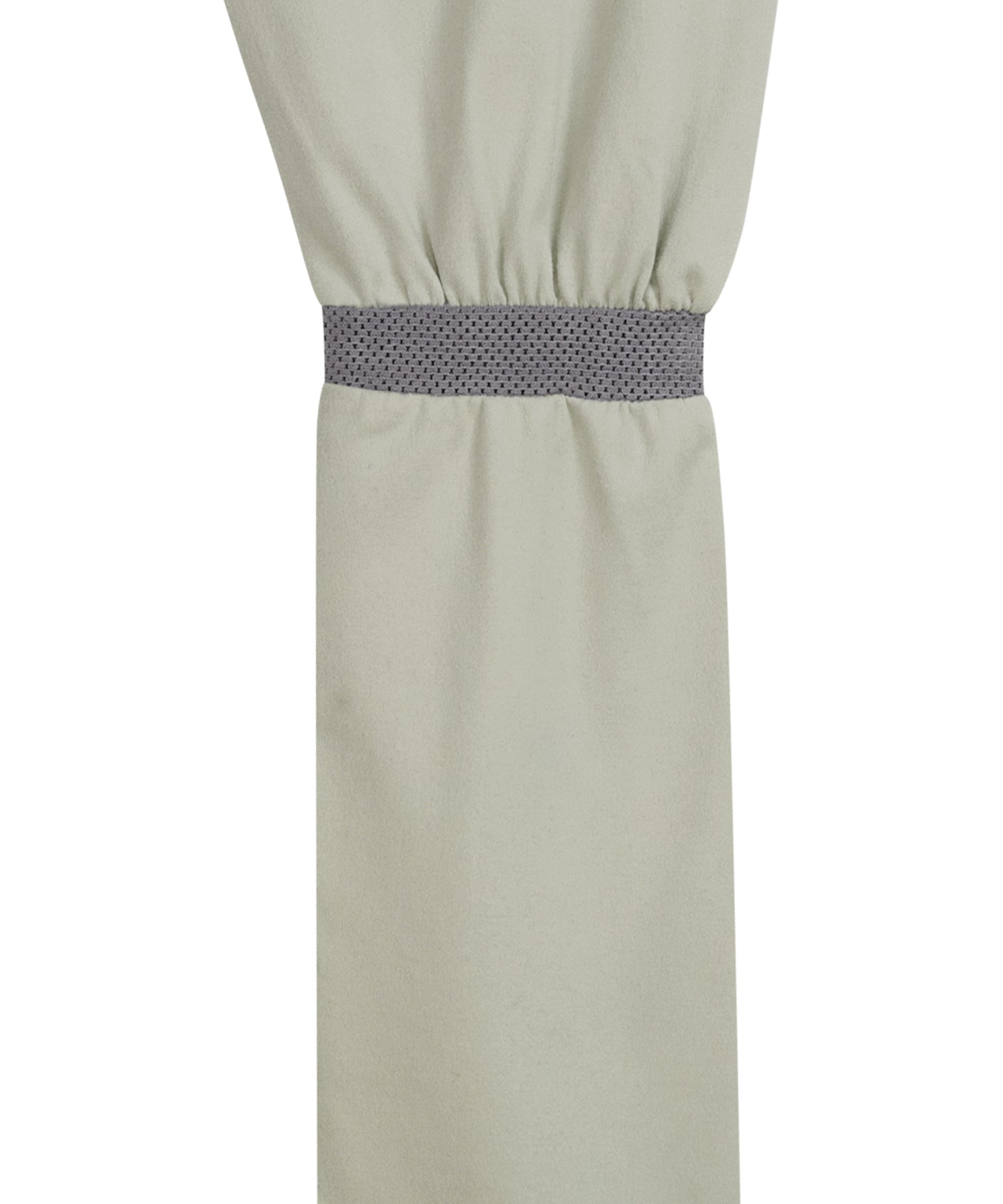 MESH BAND PUFF SLEEVE - MINT GREY