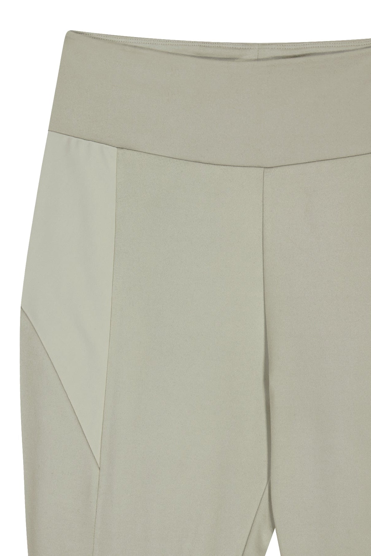 BUTTON SLIT BOOTCUT PANTS - MINT GREY