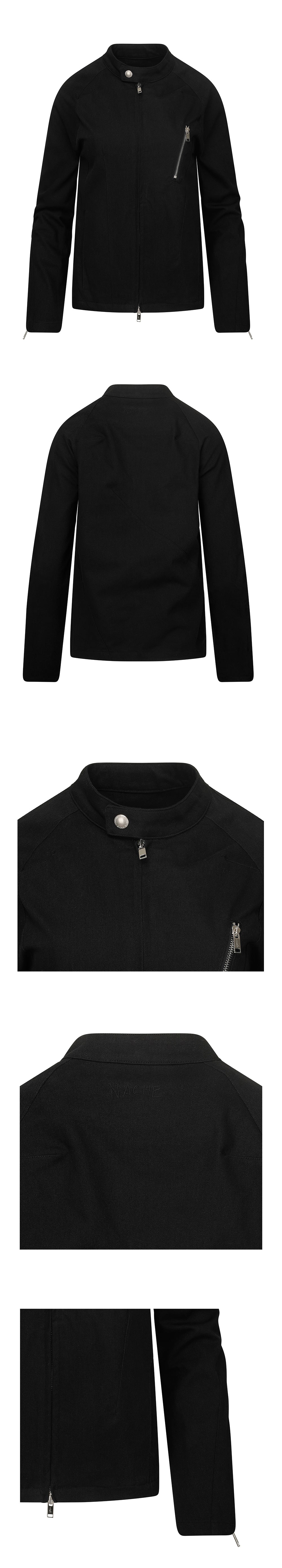 SEAM LINE RIDER JACKET  BLACK