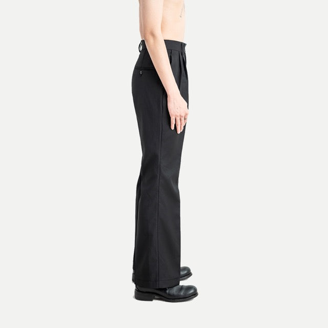 25 NEW YOUTH FLARED TROUSERS - BLACK